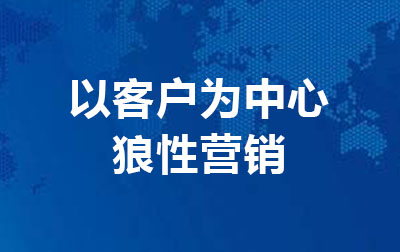 以客户为中心狼性营销